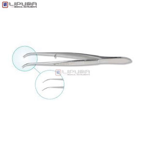Pinces à iris GRAEFE de qualité supérieure, instruments chirurgicaux ophtalmiques à embout encastré pour interventions oculaires délicates, pinces à iris GRAEFE - Product Image 4