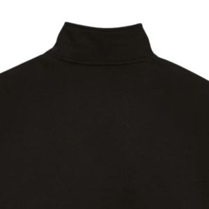 เสื้อสเวตเชิ้ตซิปหนึ่งในสี่สำหรับผู้ชาย สีดำ ผ้าฟลีซพรีเมียม แขนยาว สวมใส่สบาย อุ่นสบาย เหมาะสำหรับใส่ในชีวิตประจำวัน สไตล์สตรีทแวร์ - Product Image 4