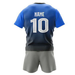Hot Selling Custom Sublimation Breathable Short Sleeve Rugby Jersey Uniform Set for <b>Boys</b> Team Training - Product Image 5