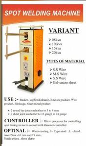 Máquina de soldadura por puntos de varilla de acero dulce (MS) operada por paleta - Product Image 2