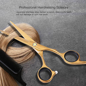 Ciseaux à cils professionnels Ovexa Surgical 10 mm, ciseaux de barbier, pointe lisse, prise en main parfaite, acier inoxydable durable, expédition immédiate, salon - Product Image 6