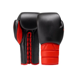 Gants de boxe professionnels en cuir à lacets, vente en gros d'usine, personnalisation du logo et du design, pour entraînement de Muay Thai et MMA - Product Image 6