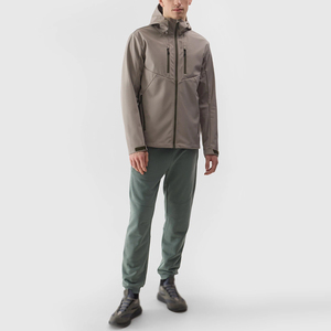 OEM Manufacturer Men Softshell <b>Jacket</b> in Low Price Hooded Style Long Sleeves Softshell <b>Jacket</b> for Men Wholesale Customized - Product Image 3