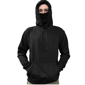 Sudadera con Capucha Ninja TANVEX de Alta Calidad con Logotipo Personalizado, Sudadera de Invierno para Hombre y Mujer, Resistente al Viento, con Capucha y Cubre Rostro - Product Image 6