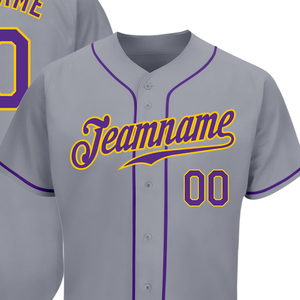 Sublimation Custom Baseball Jersey OEM Personalized 100% Polyester Casual Button Front Team Name Number Sports Shirt Apparel - Product Image 2