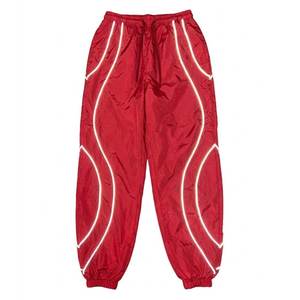 Nuevos conjuntos de chaquetas cortavientos de nailon rojo para hombre con logotipo personalizado al por mayor para verano, de secado rápido, transpirables, estilo vintage, ropa de calle. - Product Image 3