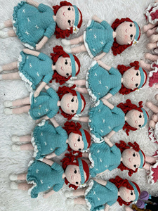 Jouets mignons pour bébés filles, poupée Anne Shirley, meilleures ventes, poupée amigurumi, amigurumi au crochet et poupée en peluche - Product Image 3