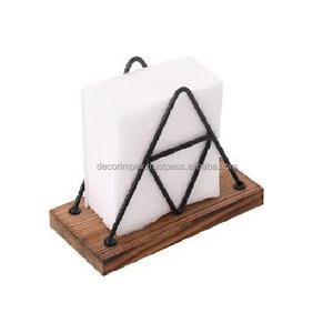 Soporte de madera ajustable antiguo para fiestas, servilletero redondo personalizado para decoración de mesa de fiesta y boda - Product Image 2