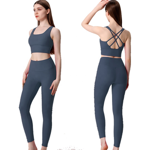 Heavy Fashion Printed Fitness Workout Yoga Set Sports Bra And Legging Set - Product Image 6