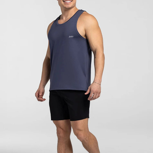 Breathable Quick Dry <b>Men</b> Gym Fitness Tank Top Bodybuilding Muscle Vest Workout <b>Singlet</b> Sports Jersey Wholesale - Product Image 5