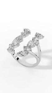 Anillo de Diamantes Cultivados en Laboratorio con Diseño de Ramas Múltiples de Alta Demanda, Plata 925, Venta al por Mayor, Fabricante y Proveedor de Joyería Fina OEM - Product Image 6