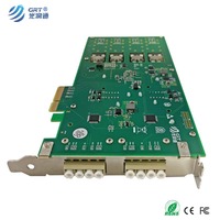 Adaptateur de Bypass de Serveur Ethernet 1G avec Garantie de 3 Ans, Quatre Ports Gigabit, Puce Intel I350AM4