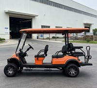 Carrito de Golf Eléctrico de 6 Plazas A617.4+2G, Reduce las Salidas Múltiples para el Transporte de Invitados