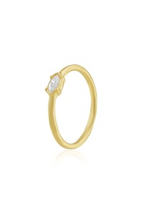 Anillo de Dedo Chapado en Oro de Aleación de Alta Calidad para Mujer, Joyería Elegante y Moderna para Uso Diario y de Fiesta, Disponible para la Venta - Product Image 4