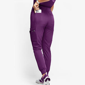 Pantalones de Enfermera para Mujer, Diseño Personalizado, de Alta Calidad, Ajustados, de Poliéster, Rayón y Spandex, Transpirables, Lisos, con Cordón y Cintura Elástica - Product Image 3