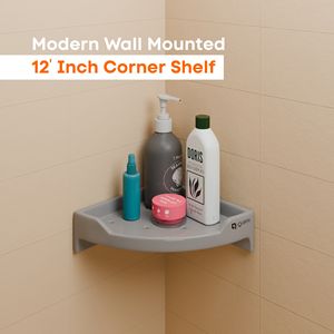 Estante de Esquina de Tres Niveles de 12 Pulgadas para Baño, Torre de Almacenamiento Extra Grande para Productos de Cuidado del Cabello y Cosméticos - Product Image 2