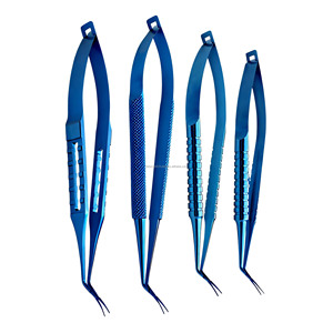 Ensemble de micro-pinces et porte-aiguilles en titane anodisé pour interventions microchirurgicales délicates - Fournisseur en gros - Product Image 6
