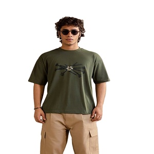 เสื้อยืดสำหรับผู้ชายเสื้อยืดพิมพ์ลายแบบกำหนดเองเสื้อยืดผ้าฝ้าย100% โลโก้เสื้อยืดลำลองผลิตจากโรงงาน180 GSM - Product Image 1