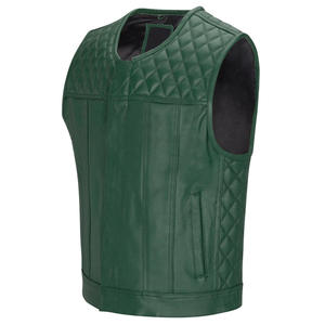 Chaleco de Cuero para Motociclistas, Chaleco de Carreras, Chaleco de Motociclismo Urbano, Chaleco de Cuero Genuino de Alta Protección - Product Image 6