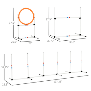 Set of Eight Agility Obstacle Training Cones Dog Equipment for Obstacle Courses - Product Image 3