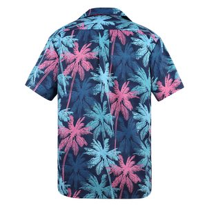 Camisas Hawaianas Casuales de Verano para Hombre, Estampado Floral Tropical, Cuello Abotonado, Manga Corta - Product Image 5