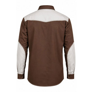 Custom Brand Fire Proof for 2 Safety 100% Cotton FR Twill <b>Welding</b> FRC Workwear Long-sleeved Work <b>Shirt</b> - Product Image 3