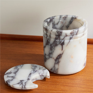 Marble Ice Bucket for Natura Wine Cooler Standing Custom Made Party Double Wall Vacuum Insulated <b>LED</b> Lit - Product Image 1