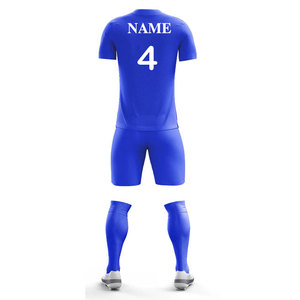 Conception d'uniformes de sport pour club, maillots à manches courtes personnalisables, fabricant d'uniformes d'équipe, kits d'uniformes de football d'été imprimés - Product Image 3