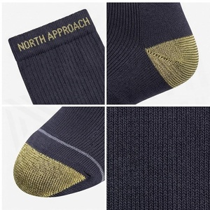 North Approach Knee High <b>Socks</b> Solid Color <b>Breathable</b> Hiking <b>Socks</b> for Adults Autumn Season - Product Image 4