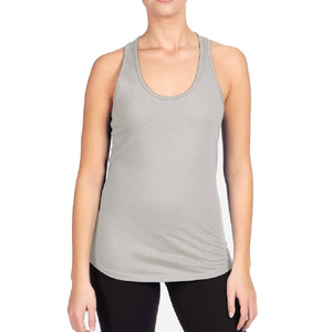 Débardeur tricoté pour femme, couleur unie, respirant, séchage rapide, col rond, style décontracté, logo frontal, bleu - Product Image 5