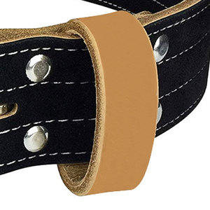 OEM Leather Powerlifting Belt Men <b>Weight</b> <b>Training</b> Lumbar Protection Belt Unisex Breathable Gym Support with Buckle Closure - Product Image 4