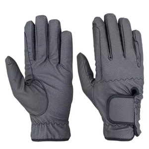 Guantes de Cuero para Dedos Completos, Microfibra Antideslizante, Guantes de Montar al Aire Libre Unisex, Cierre de Gancho y Bucle para Invierno - Product Image 3