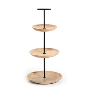 Industry Trending Metal Cake Stands With Designer Base Provides Professional Display For Bakery Showcases - Product Image 5