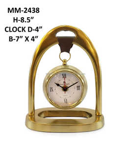 Industrial design metal table <b>clock</b> suitable for modern loft apartment office interior or <b>vintage</b> setups - Product Image 6