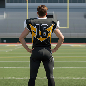 เสื้อฟุตบอลอเมริกันยูนิเซ็กซ์ขายดีที่สุดปี 2026 ชุดยูนิฟอร์มแบบกำหนดเองสำหรับผู้ใหญ่ ชื่อทีม เบอร์ เสื้อผ้ากีฬา แขนสั้นสำหรับผู้ชาย - Product Image 6