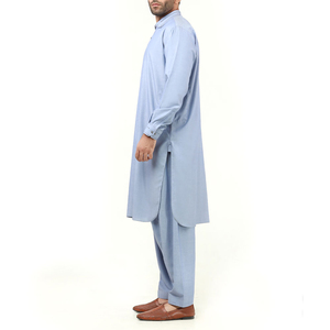 Robe Shalwar Kameez Pakistanaise en Coton Grande Taille pour Homme, Personnalisable avec Logo, Prix de Gros, Été Hiver, Décontractée, pour Fêtes, Respirante - Product Image 2