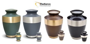 American Style Large Metal Urn with Silver Custom Funeral Cremation <b>Keepsake</b> Hand Carved Brass Heart for Memorial of Pets Humans - Product Image 6