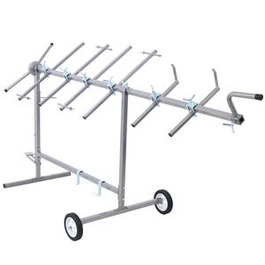 Supporto Girevole a 360 Gradi per Verniciatura Auto con Pannello e Gancio per Cofano, Strumento per Riparazione Auto - Product Image 6