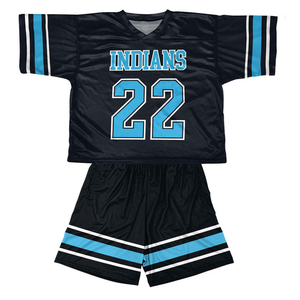 Maillot de lacrosse personnalisé sublimé AOP, design « DUKES », kit d'équipe, uniforme et short de lacrosse de performance pour le terrain - Product Image 3