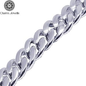 Collar de Cadena con Eslabones de Moissanita Chapado en Oro de 14K y Plata 925 para Hombre, Estilo Hiphop, Certificado IGI, para Uso Diario, Charm_Jewells - Product Image 4