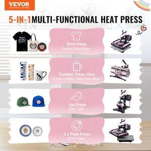 Pressa a Caldo Digitale 5 in 1 da 12 x 15 Pollici per Tumbler da 30 oz e T-shirt con Funzione Girevole a 360 Gradi - Product Image 2