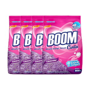 Detergente en Polvo BOOM al por Mayor, Cinta Lavanderia, Bolsa de 770g, Aroma Floral, Máxima Limpieza, Quitamanchas para Ropa - Product Image 3