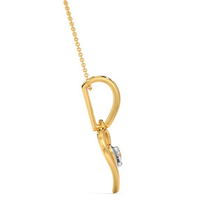 สร้อยคอจี้เพชรลายหัวใจแบบซ้อนกัน - Product Image 3