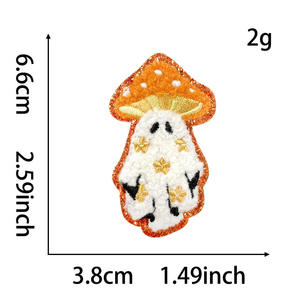 Wholesale Custom Embroidery Patch Retro Style Fabric Badge Sew <b>On</b> <b>Iron</b> <b>On</b> for Hats Jackets Bags Shirts Garments - Product Image 4