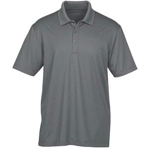 Polo de manga corta para hombre con rayas diagonales blancas y negras, diseño deportivo de secado rápido, tejido de poliéster, nuevo. - Product Image 1