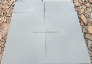 หินตกแต่งคุณภาพสูงแผ่นปูหินทราย kandla สีเทากระเบื้องแยกชิ้นหนา2ซม. รับประกัน5 + ปีภายนอกร่วมสมัย - Product Image 4