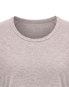 Customized Women Beige Quick Dry Sports T Shirt Breathable Lightweight Gym Running Workout Athletic Activewear Tee <b>Top</b> - Product Image 2