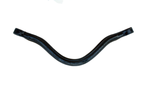Frontal de Cuero Acolchado con Decoración de Cuero Charol – Elegante Accesorio Curvo para Brida de Caballo para Uso Ecuestre - Product Image 3