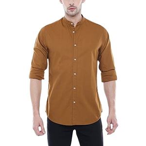 Camisa de manga larga de algodón 100% para hombre, transpirable, antiarrugas, de secado rápido, calidad Premium, logotipo personalizado, estilo Formal de moda - Product Image 4