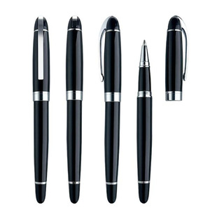 NMJR3003 Bolígrafo de Lujo para Regalo Empresarial, de Latón Negro Resistente con Punta de 1.0 mm, Logotipo Personalizado, Uso Promocional, para la Escuela/Oficina, 33 g - Product Image 1